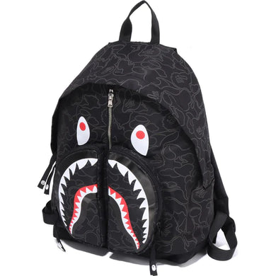 Bape Neon Camo Shark Day Backpack