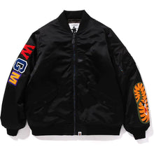 Load image into Gallery viewer, Bape SHARK LOOSE FIT MA-1 Bomber Jacket Black