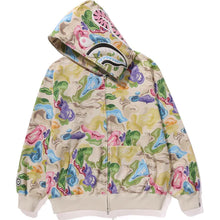 Load image into Gallery viewer, Bape Art Camo Full Zip Hoodie White/Multi-Color
