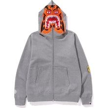 Load image into Gallery viewer, BAPE Tiger Full Zip Hoodie Grey