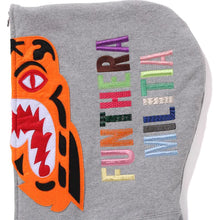 Load image into Gallery viewer, BAPE Tiger Full Zip Hoodie Grey