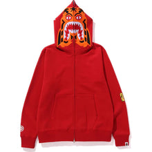 Load image into Gallery viewer, BAPE Tiger Full Zip Hoodie Red