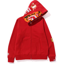 Load image into Gallery viewer, BAPE Tiger Full Zip Hoodie Red