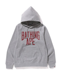 BAPE Happy New Year Spell Out Hoodie Grey