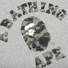 Load image into Gallery viewer, BAPE 1st Camo College L/S Tee Grey/Green