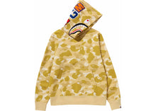 Load image into Gallery viewer, BAPE Color Camo Shark Pullover Hoodie Yellow