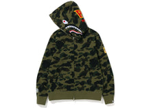 Load image into Gallery viewer, BAPE PONR 1st Camo Shark Full Zip Hoodie Green