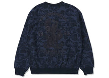Load image into Gallery viewer, BAPE x Alpha Industries Crewneck Sweater Navy