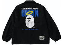 Load image into Gallery viewer, BAPE x Union Pigment Dyed Coach Jacket Black