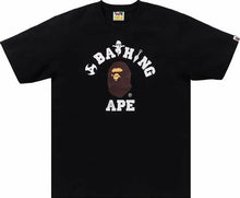 Load image into Gallery viewer, BAPE Ninja College Tee Black