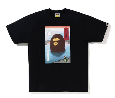 BAPE Japan Exclusive Japan Souvenir #1 Tee Black