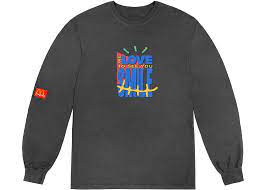 Travis Scott x McDonald's Smile L/S T-shirt Washed Black