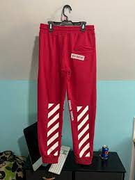 OFF-WHITE "SEEING THINGS" DIAG ARROWS SWEATPANT