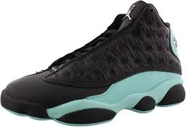 USED Jordan 13 Retro Black Island Green