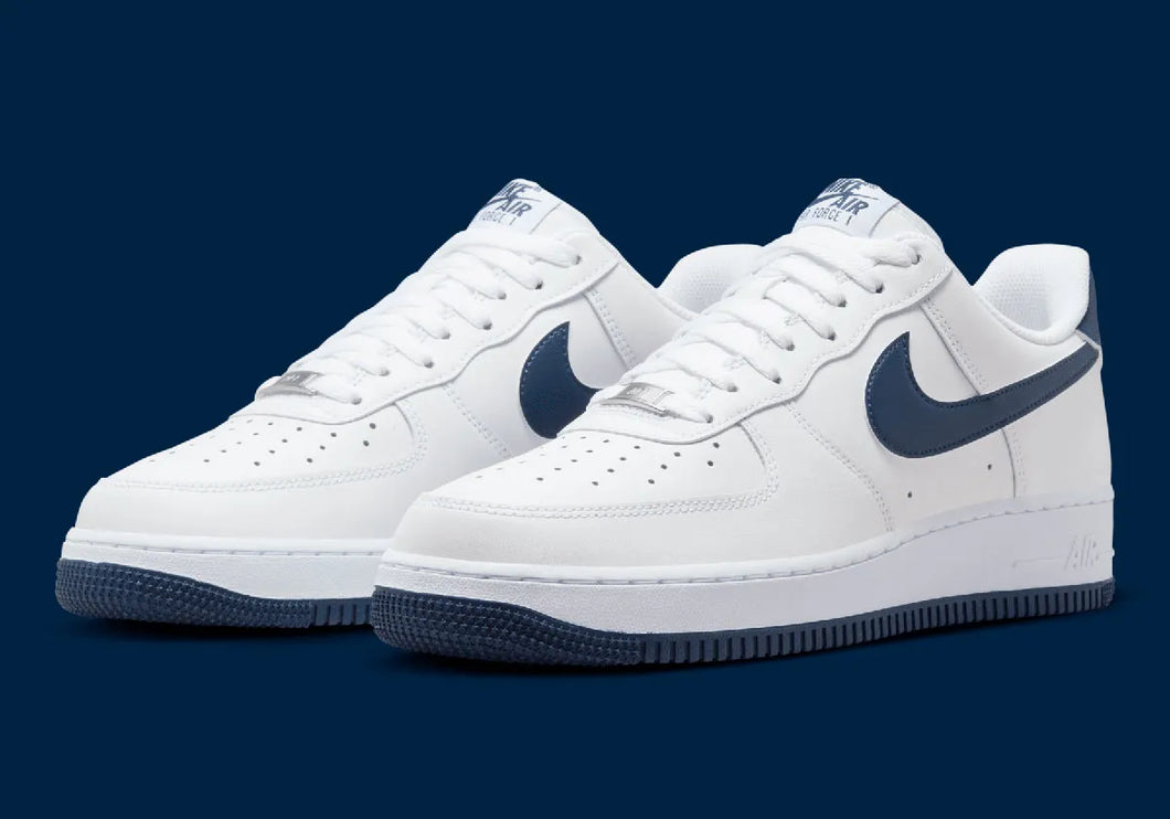 Nike Air Force 1 '07 White Midnight Navy (2024)