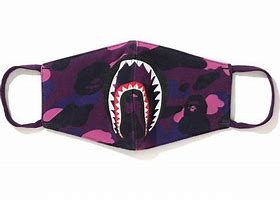 BAPE Color Camo Shark Mask Purple/Pink (SS21)