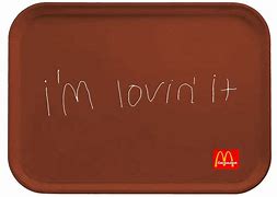 Travis Scott x McDonalds I'm Lovin' It Lunch Tray