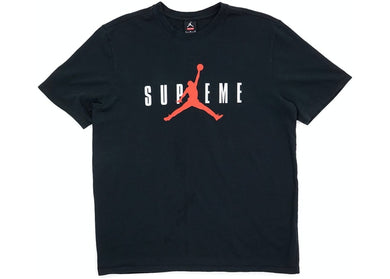 Supreme x Jordan T Shirt Black