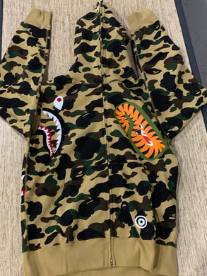 Bape Hoodie Tan Camo